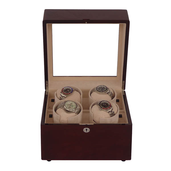 Automatic watch winder,Quad watch winders,watchwinder,watch winders box,underwood watch winders 71104-02