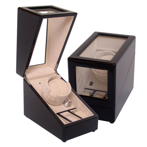 single automatic watch winder with watch case,  71301: Wooden watch winders