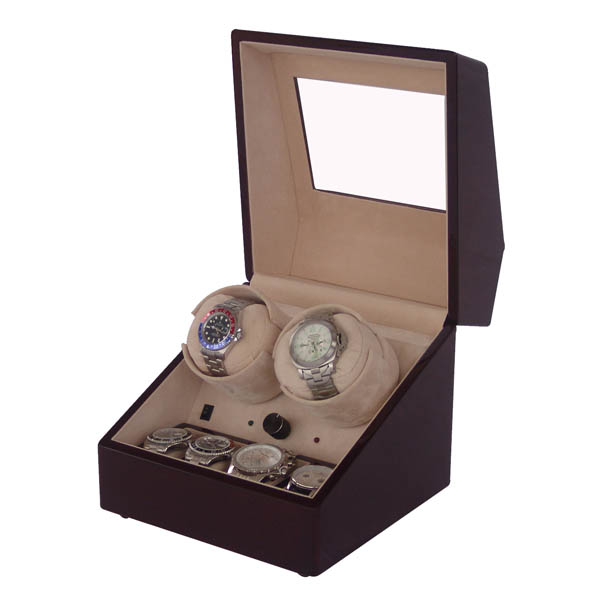 Awatchwinder 1 Watch winder with 3 watch storage cases TWB102