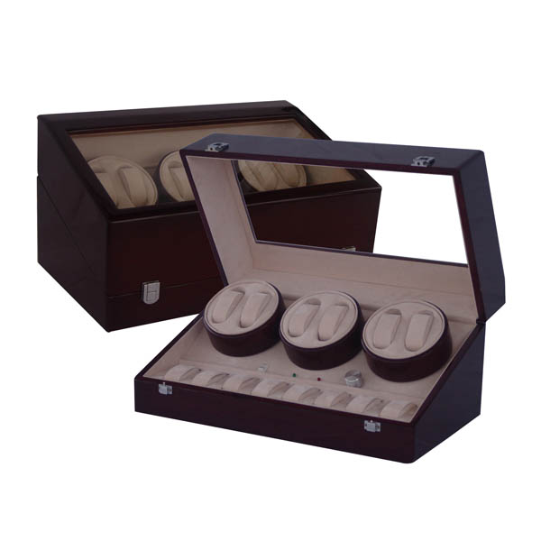 Awatchwinder Six Watch winders with 8 watch storage TWB206