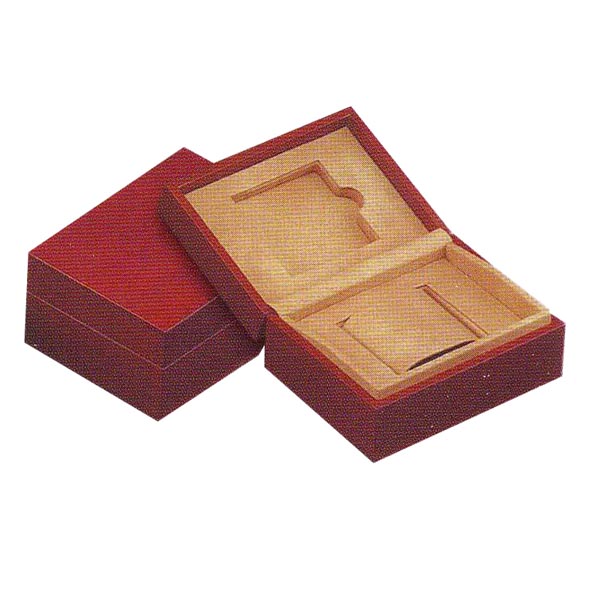Book shape watch box,  W1150114: Wooden watch case