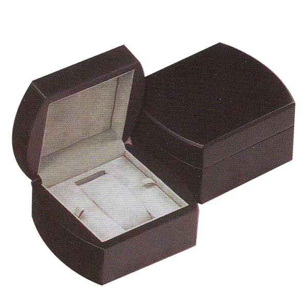Watch box round sides Slant cut,  W1150130: Wooden watch cases