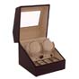 Wood watch winders,1 Watch winders with 3 watch cases TWB102