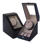 Wooden watch winders,2 Automatic watch winder with 3 watch box TWB202